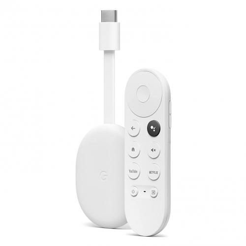 Google Chromecast Avec Google Tv (4K) , Telecommande Vocale - Clictech